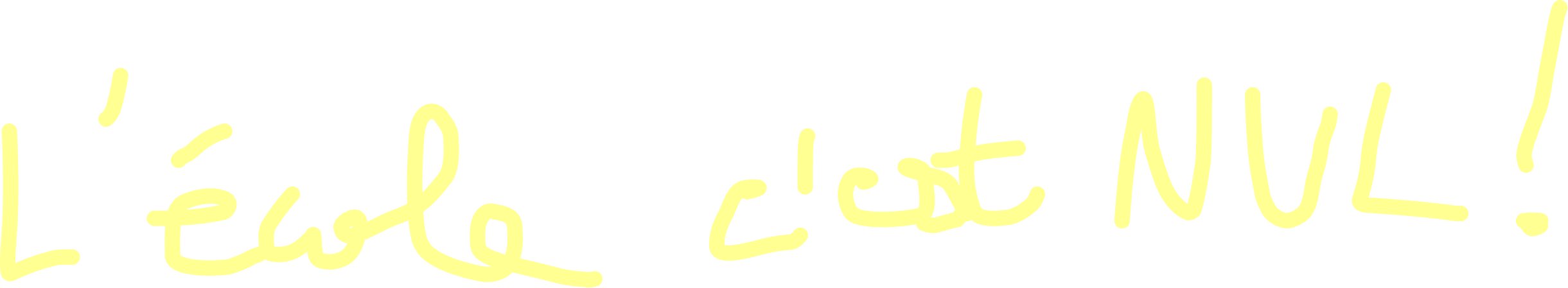 Ecriture enfantine qui dit que l'école est nulle
