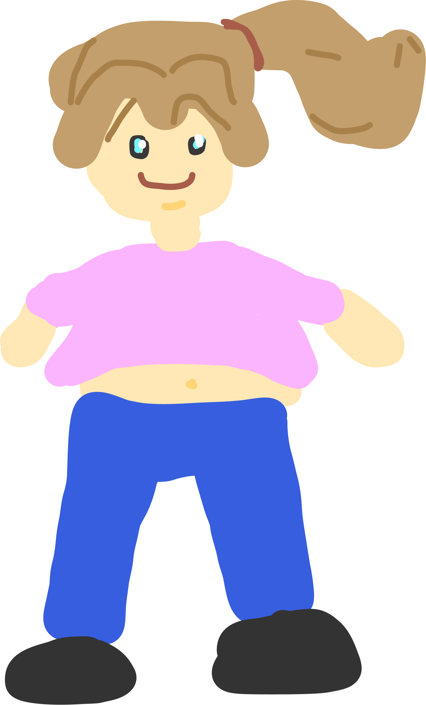 Dessin enfantin d'une fille